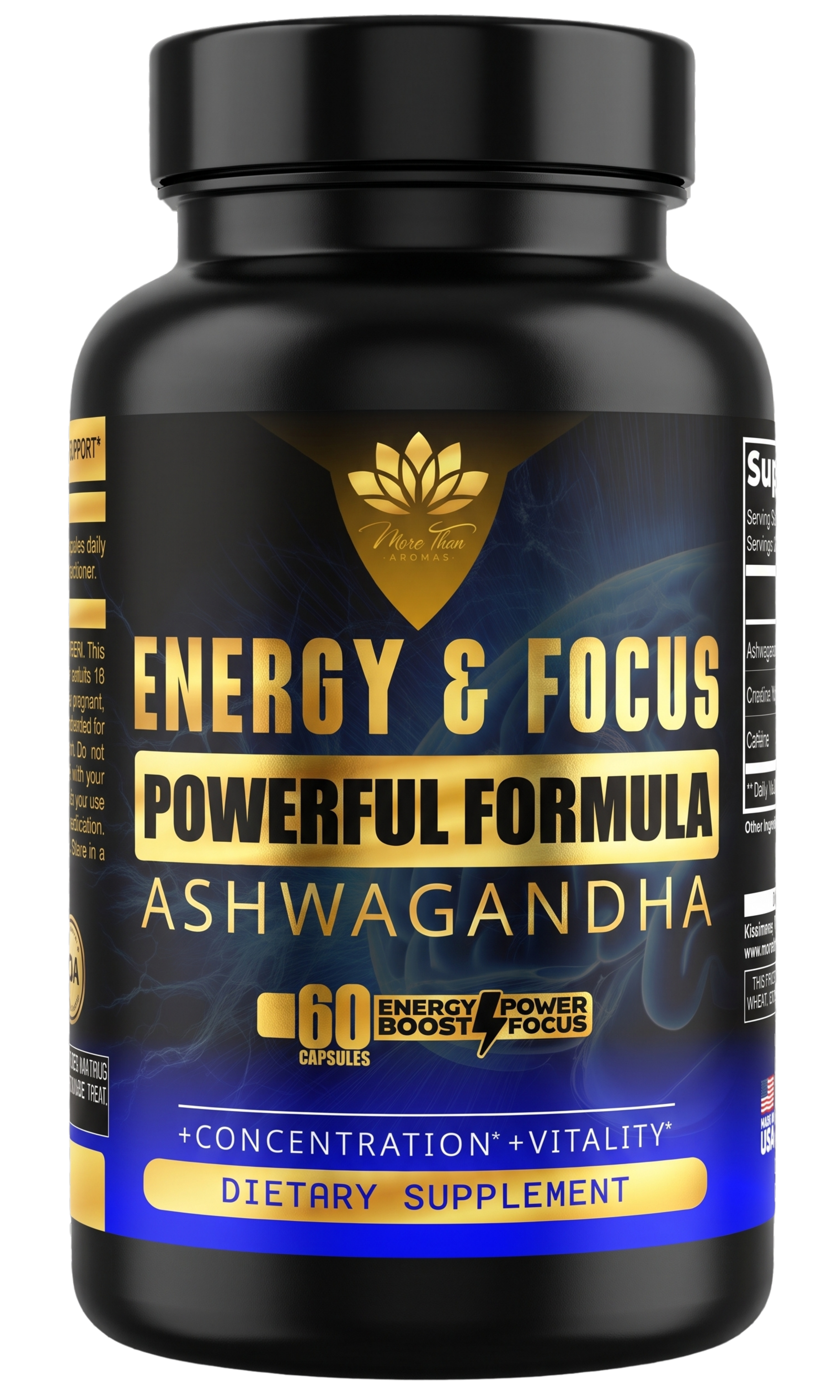 Energy & Focus Bottle Supplement