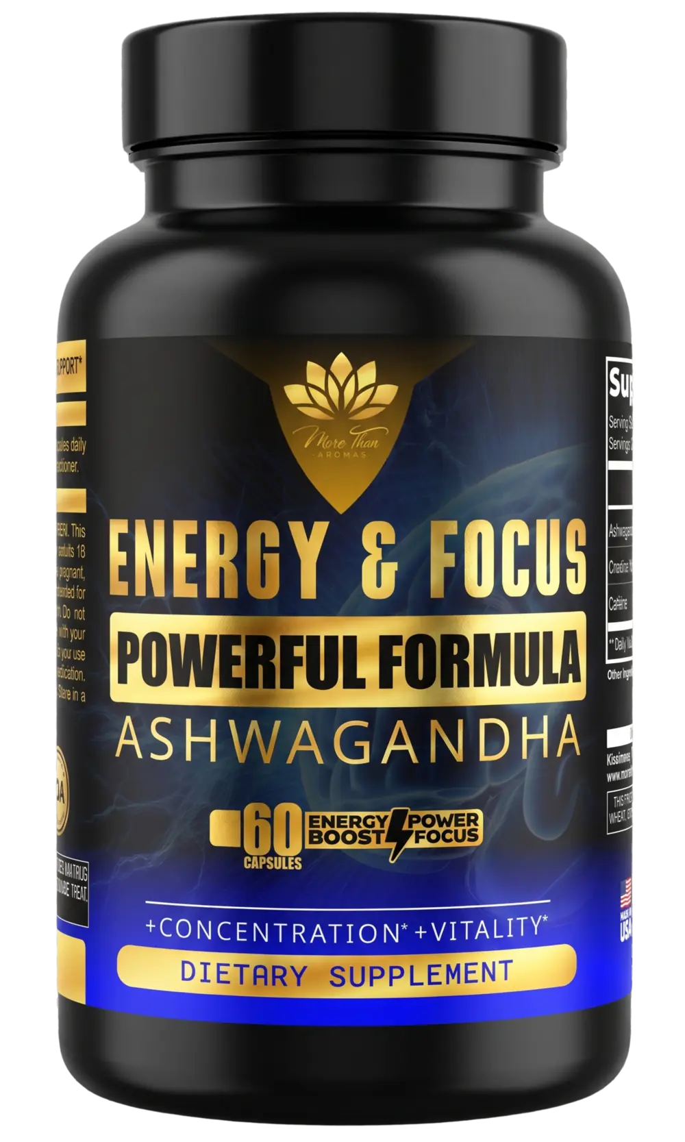 Energy & Focus Bottle Supplement